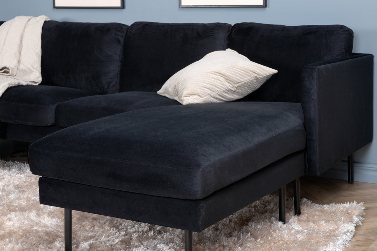 Alta U-sofa | Sort