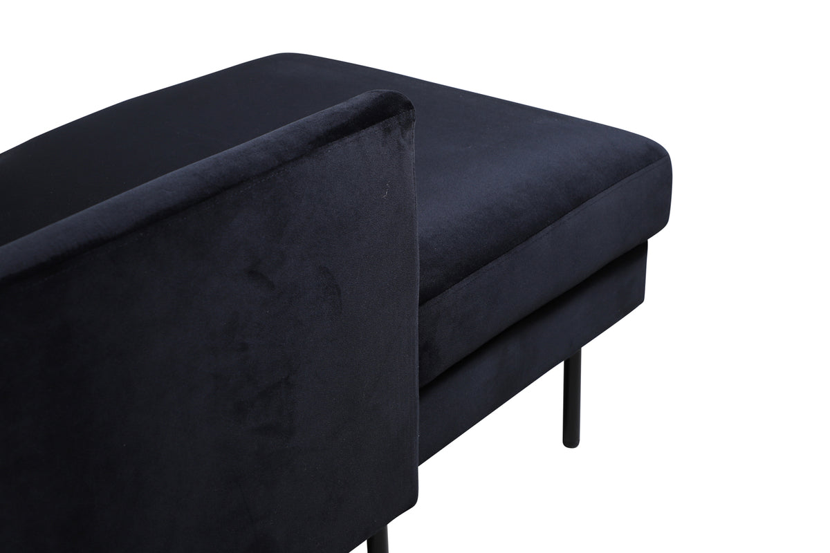 Alta U-sofa | Sort