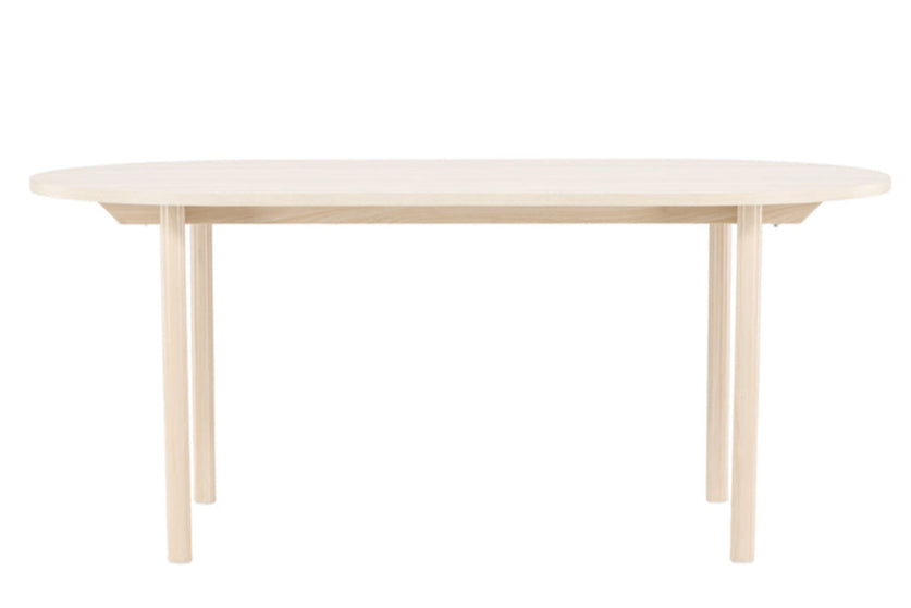 Rørvik Spisebord, 180 x 90 cm | Hvidpudset