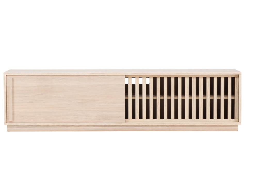 Kvina TV Bord, 180 x 45 cm | Lys