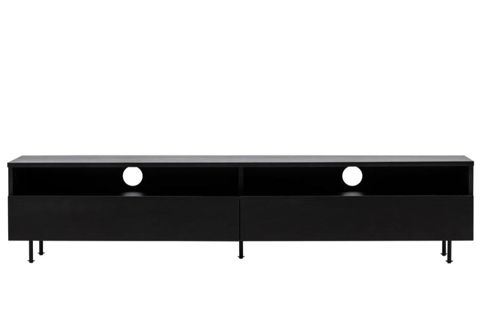 Kalix TV-bord, 180 x 40 cm | Sort