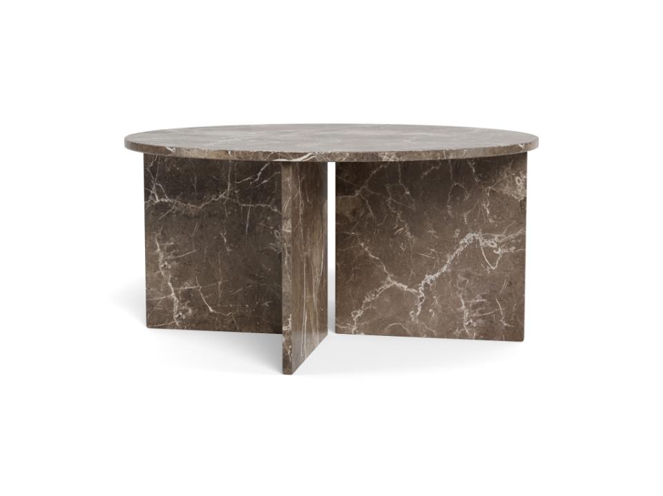 Vega Sofabord 90 x 42 cm | Mørk marmor