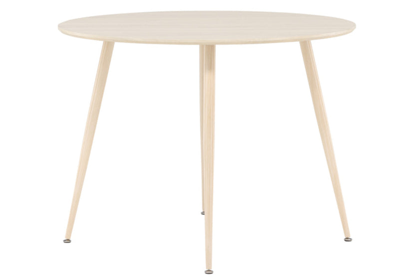 Sandstad Spisebord, Ø100 cm | Hvidpudset
