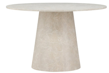 Åseda Spisebord, Ø120 cm | Beige