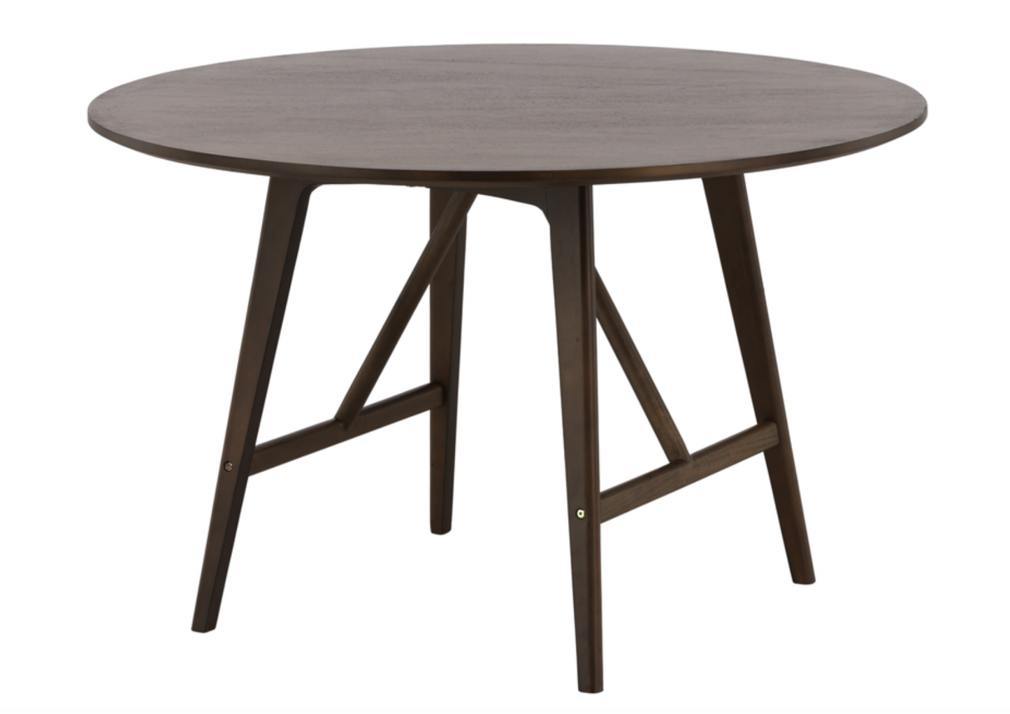 Kaseidon Spisebord, Ø100 cm | Mørkebrunt