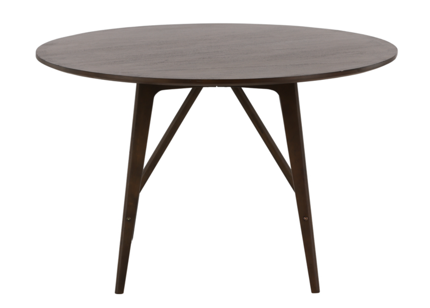 Kaseidon Spisebord, Ø100 cm | Mørkebrunt