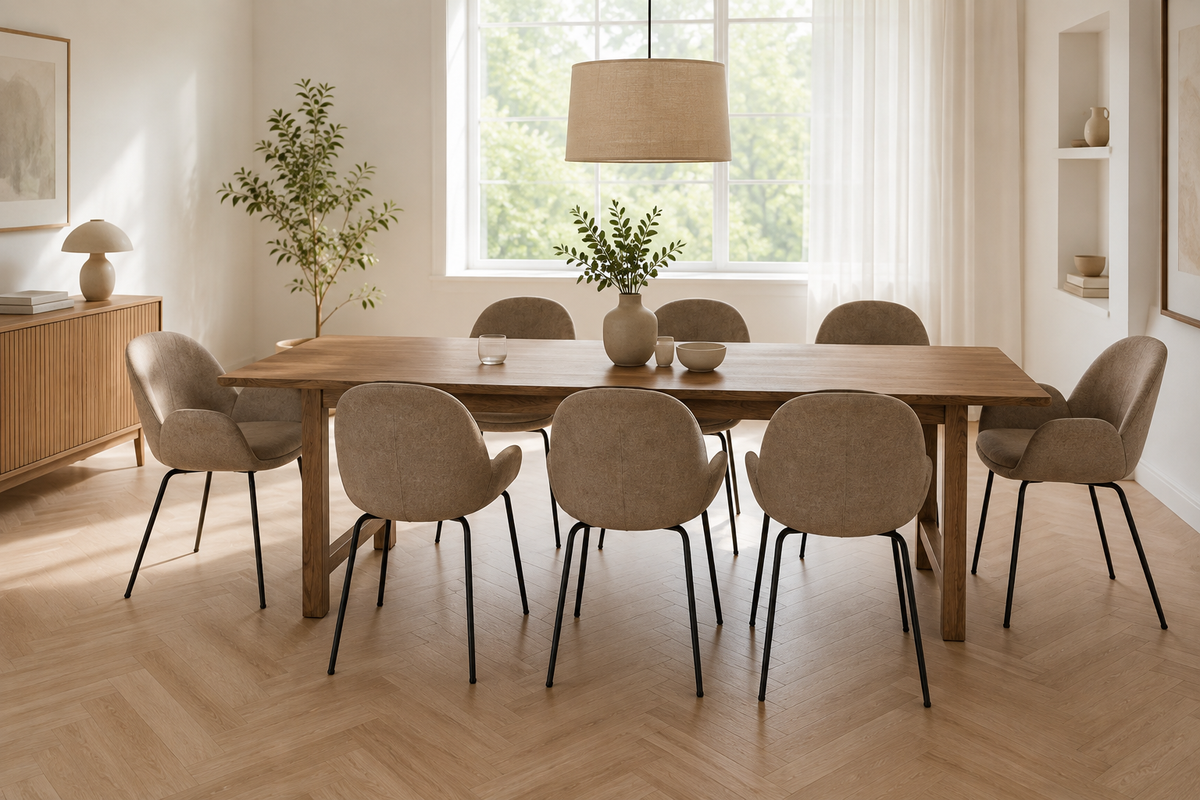 Count Spisebord, 220 x 110 cm | Brunt