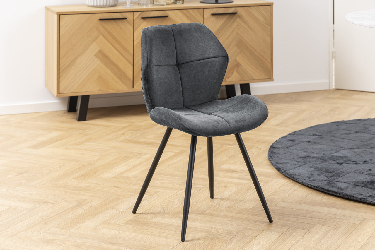 Petri Spisebordsstol | Mørkegrå