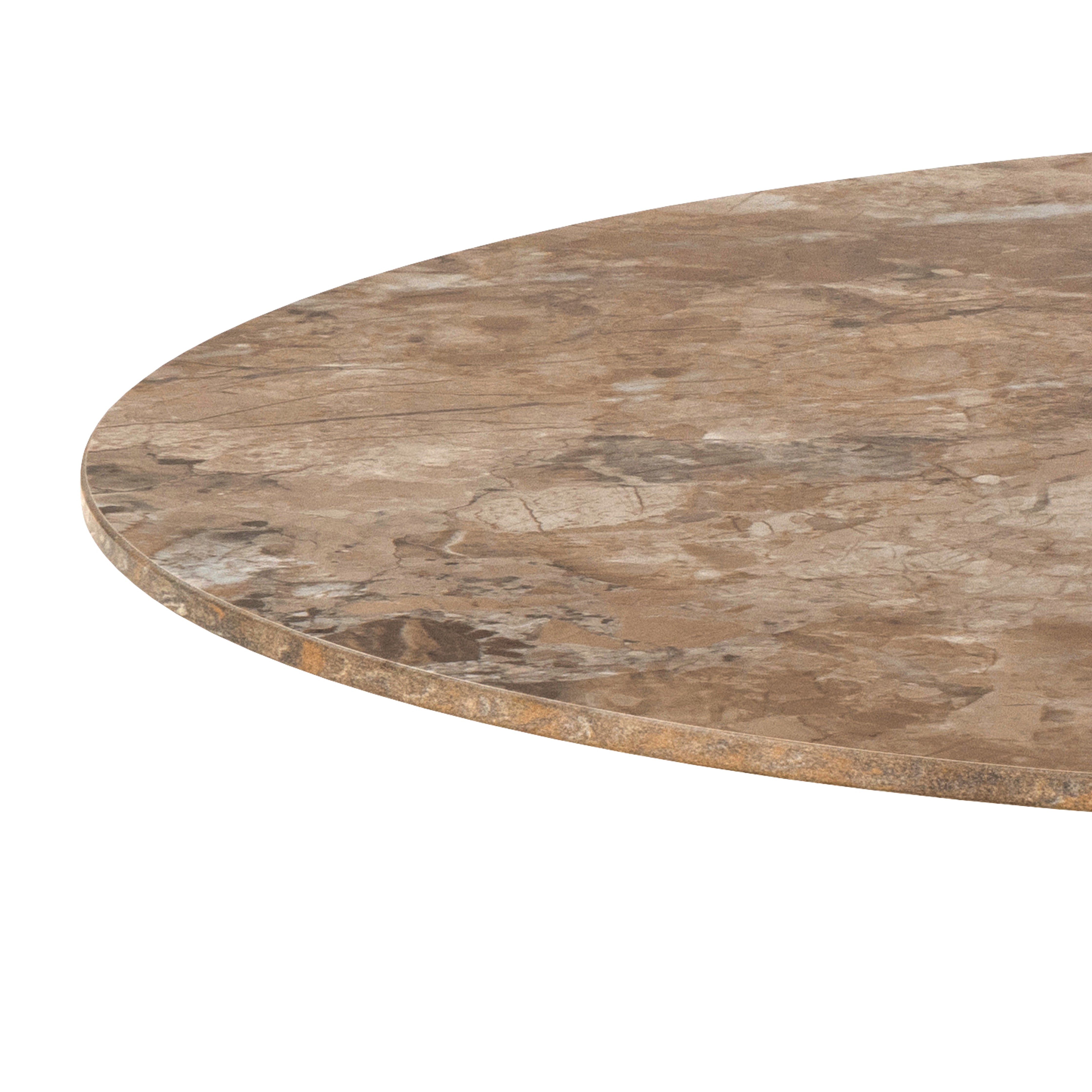 Aventa Spisebord, Ø90 cm | Ægte keramik
