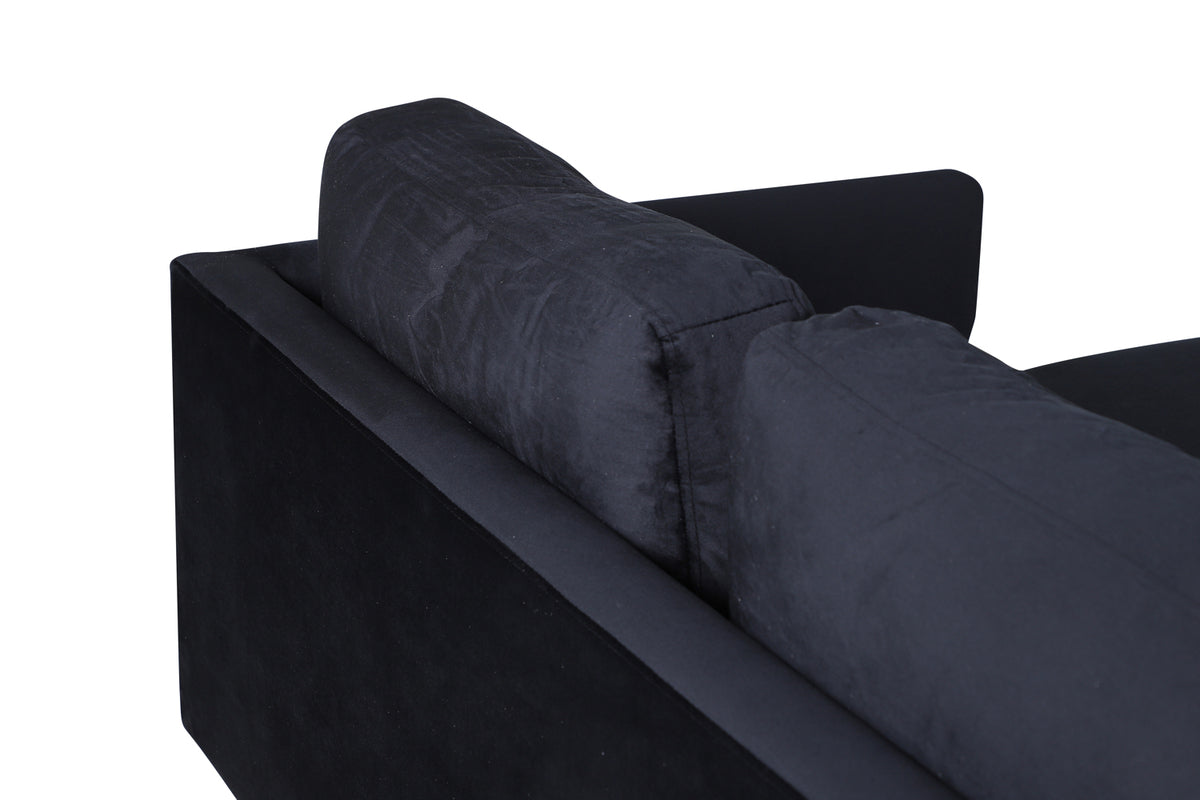 Alta U-sofa | Sort