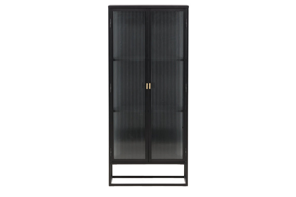 Garis Vitrineskab, 170 x 70 x 40 cm | Sort