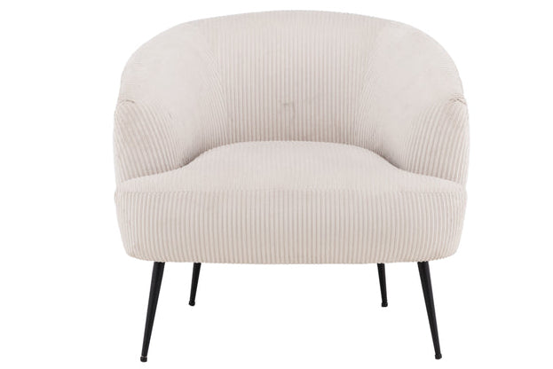 Derry Lænestol | Beige fløjl