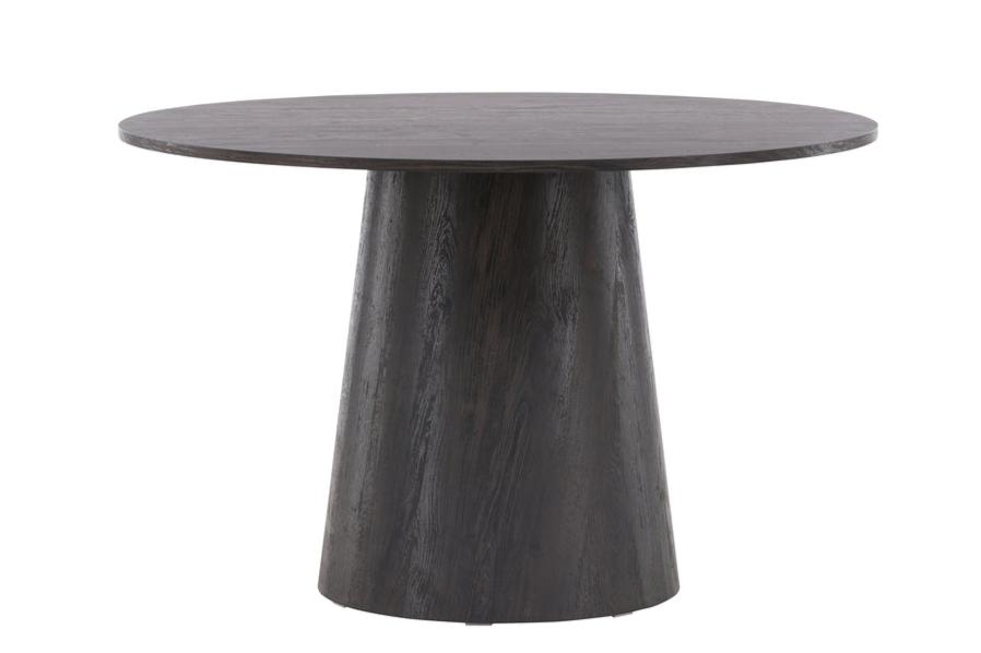 Åseda Spisebord, Ø120 cm | Mørkebrun