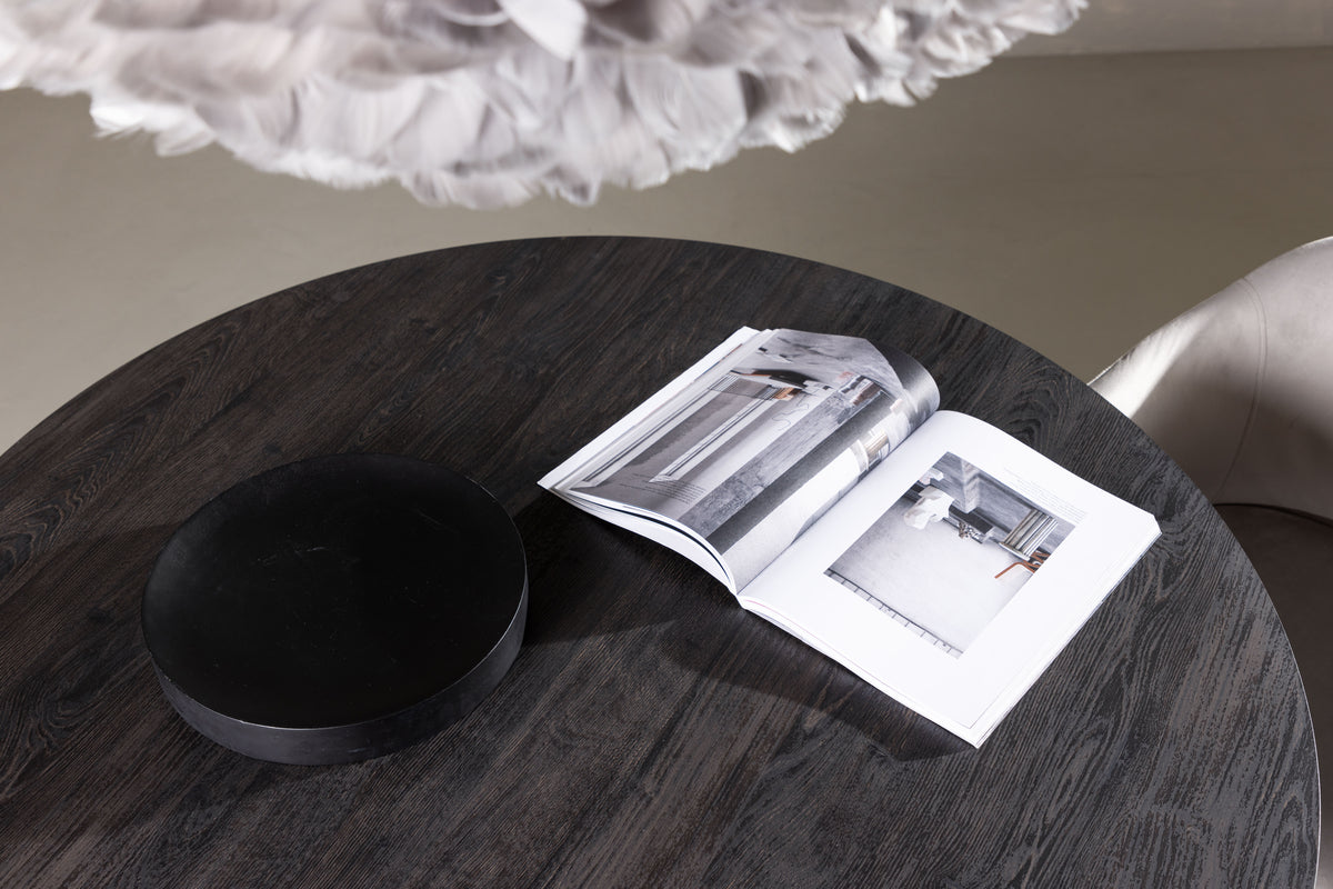 Åseda Spisebord, Ø120 cm | Mørkebrun