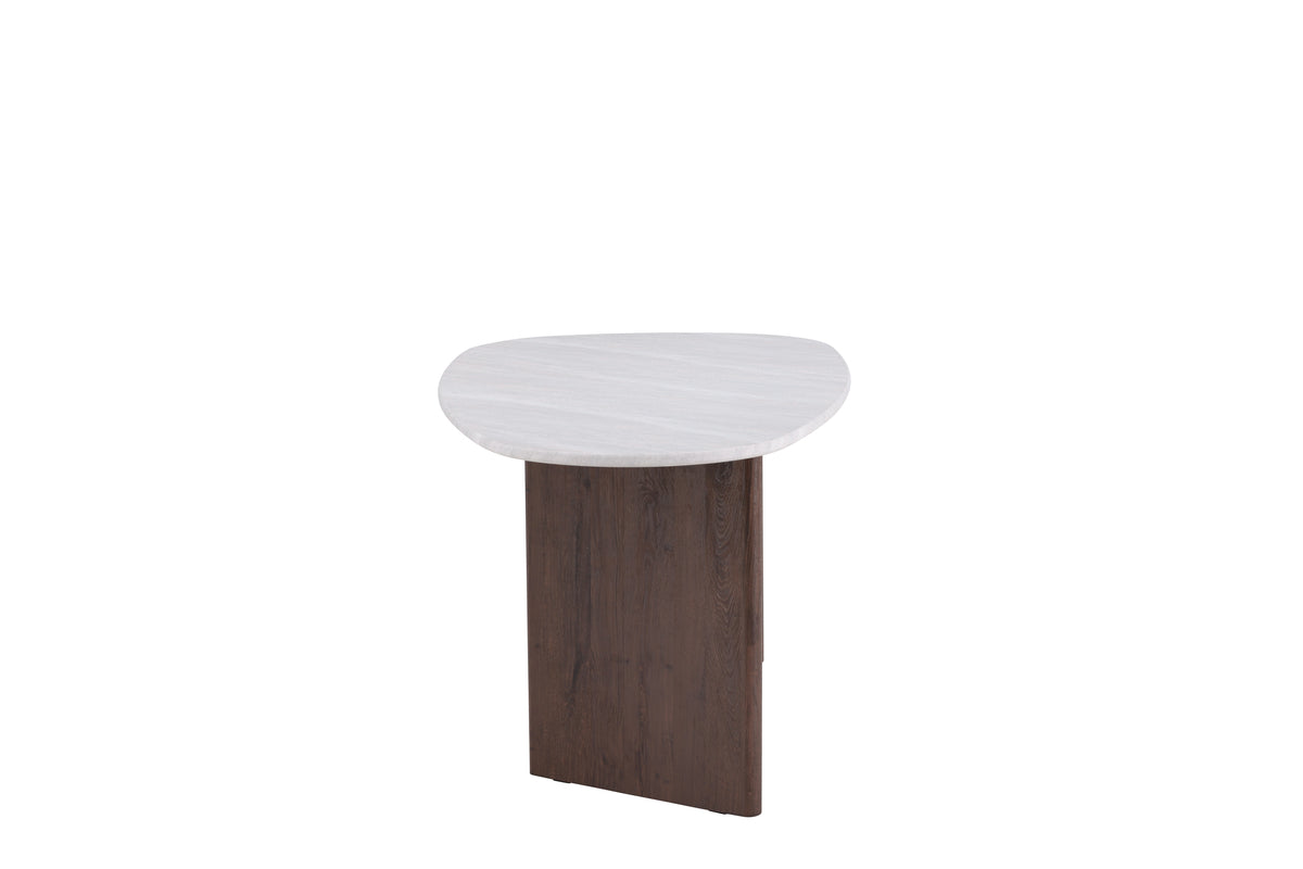 Tønsberg ovalt spisebord, 180 x 90 cm | Lysegrå / mocca