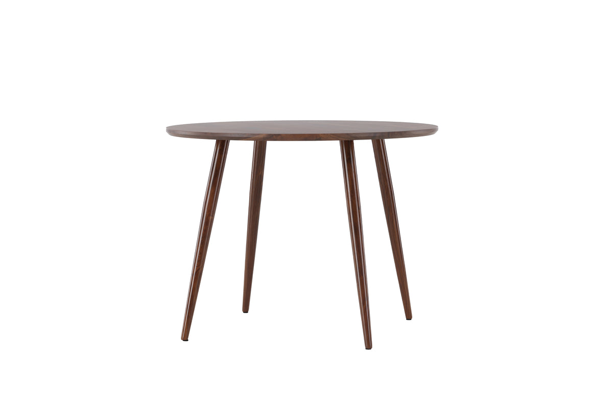 Hamar Spisebord, Ø100 cm | Mørkebrunt