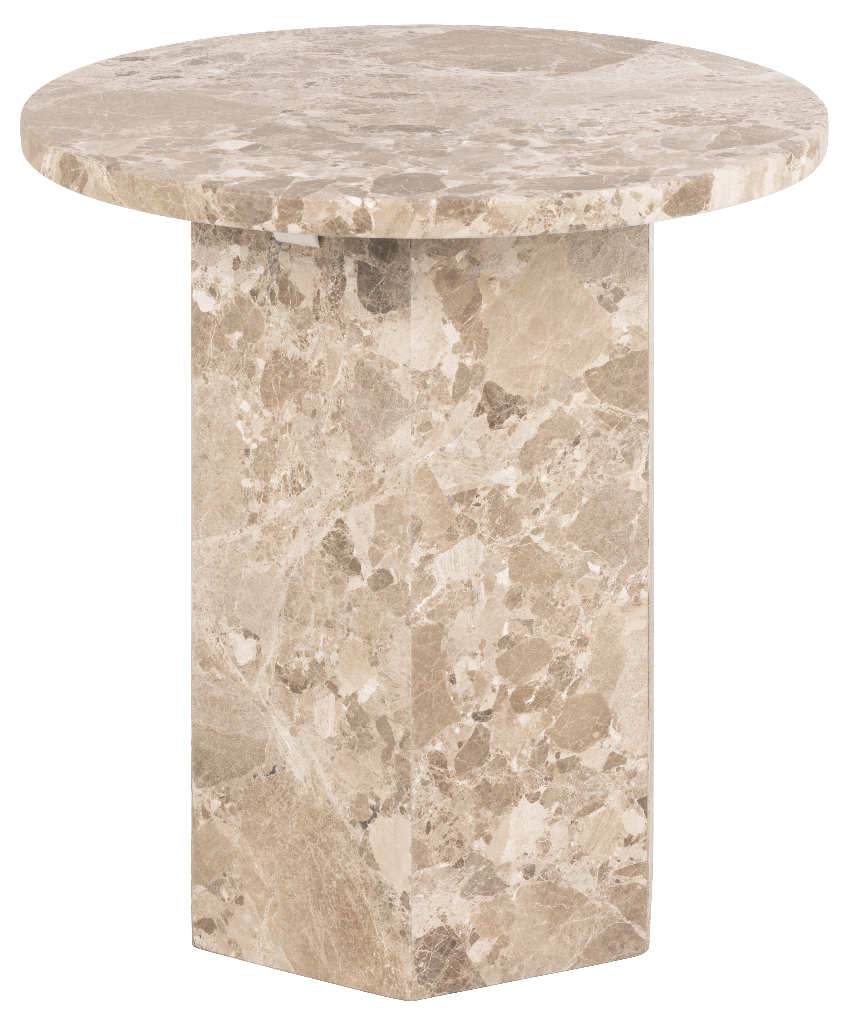 Naxos 50 x 50 cm hjørnebord | Marmor