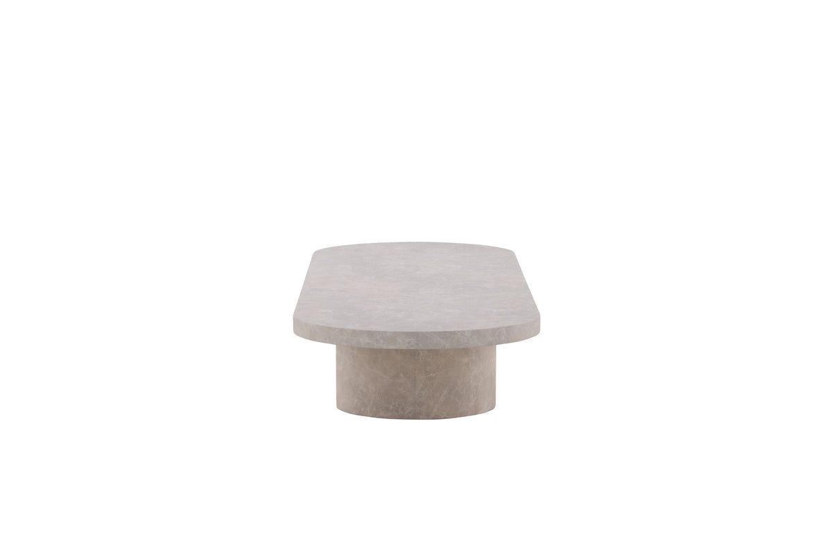 Bøstad Sofabord, 190 x 60 cm | Beige - Marmor look