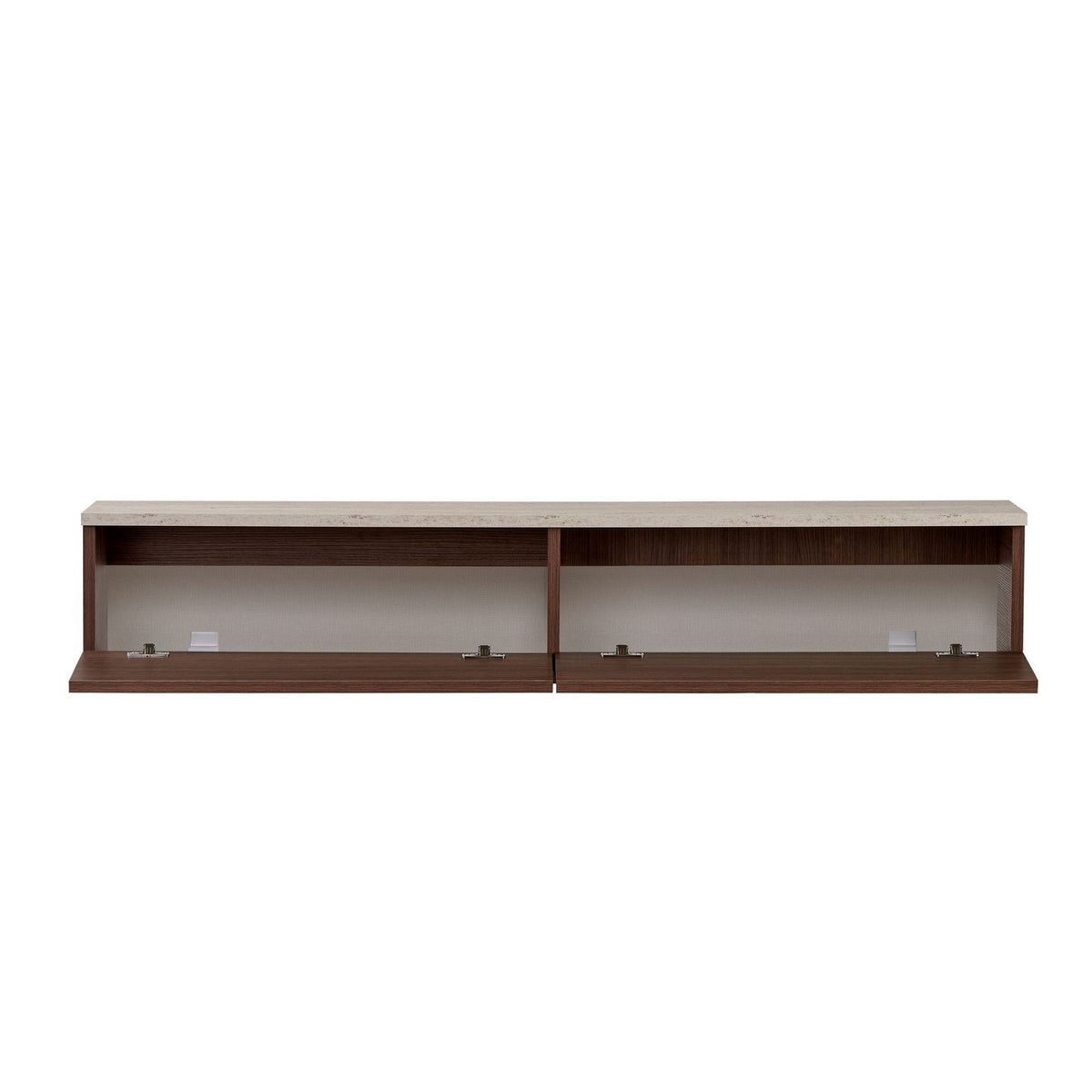 Ligne 160 - Travertine, Milano Walnut
