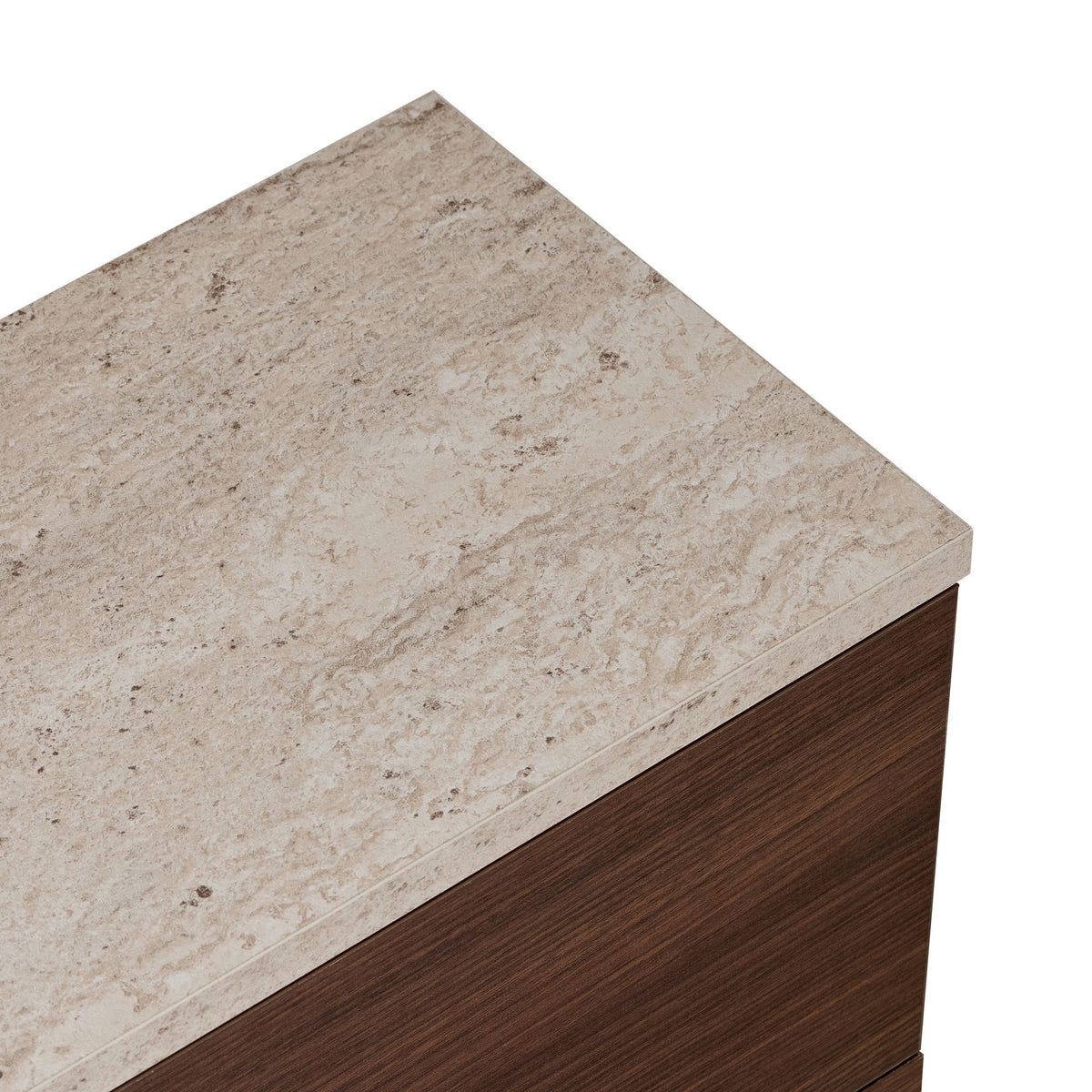 Ligne 160 - Travertine, Milano Walnut