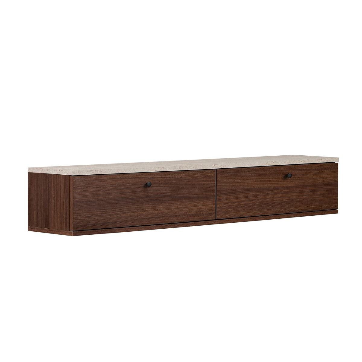 Ligne 160 - Travertine, Milano Walnut