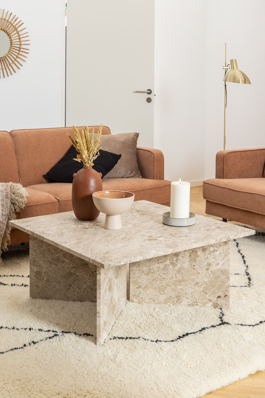 Vega Sofabord 90 x 42 cm | Marmor
