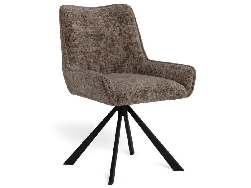 Eddie spisebordsstol | Brun
