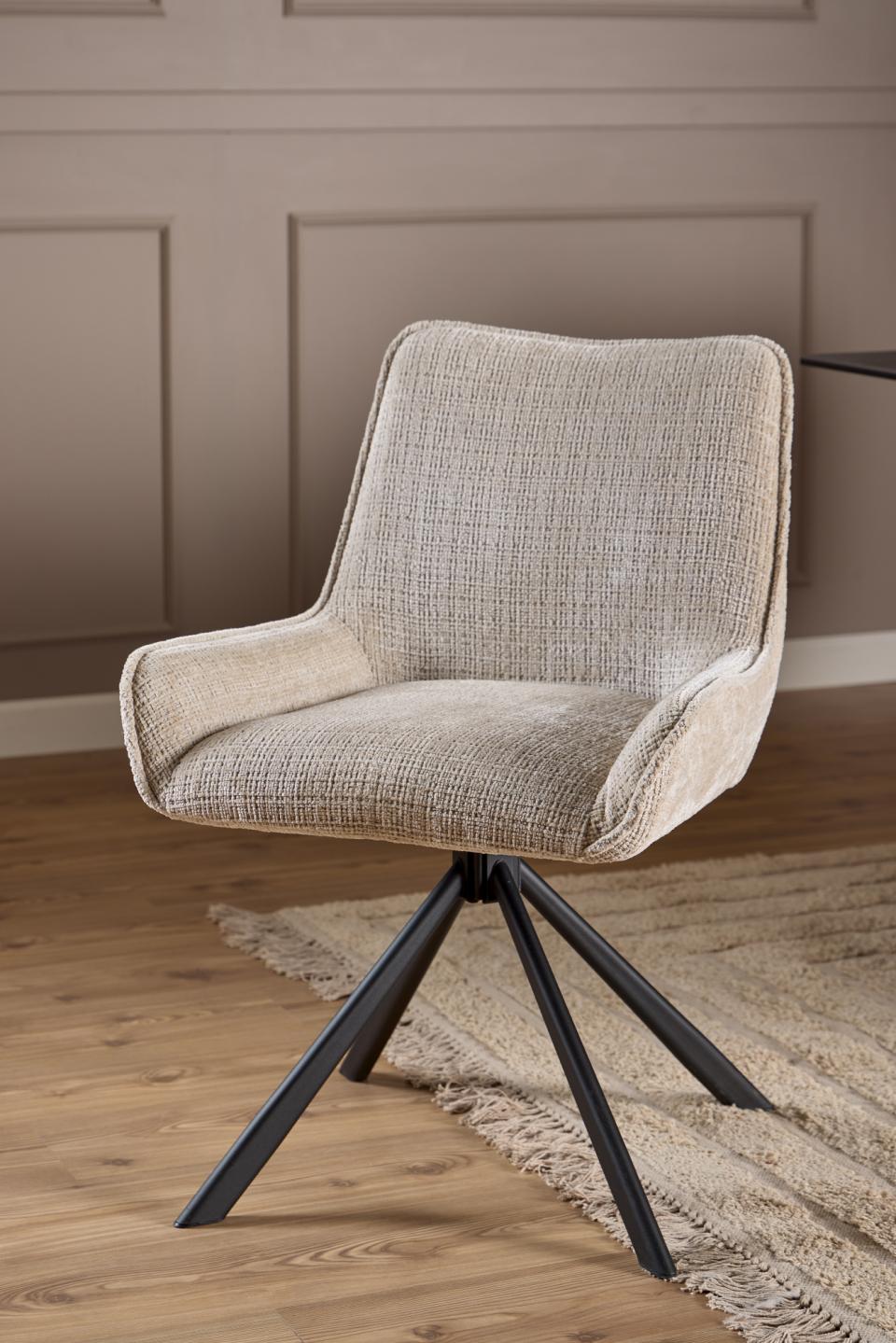 Eddie spisebordsstol | Beige