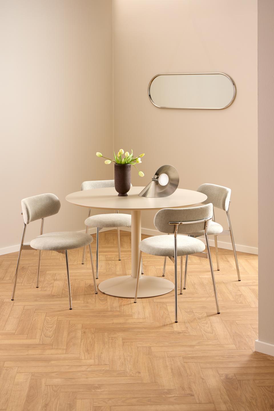 Malaga Spisebord, Ø110 cm| Beige