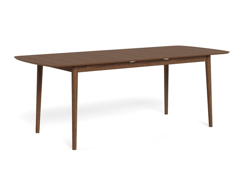 Xamira Spisebord, 180/219x90x75 cm inkl. tillægsplade | Valnød