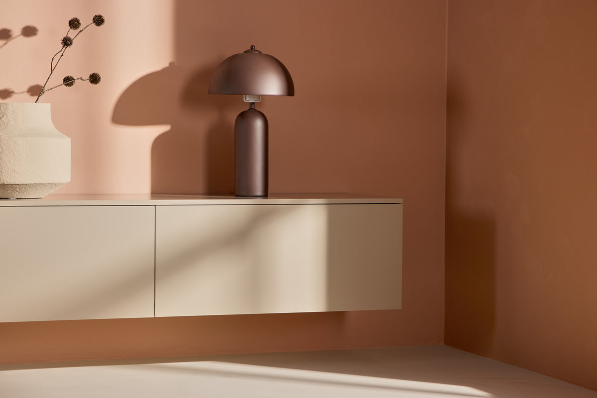 Frihamn Byrå TV Bord, 160 x 35 cm | Beige