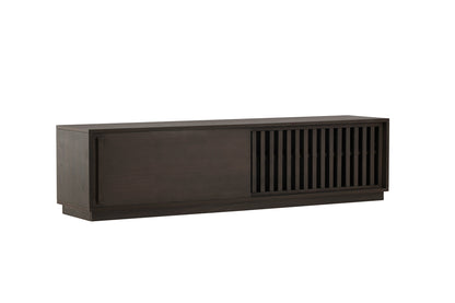 Kvina TV Bord, 180 x 45 cm | Mørkebrun