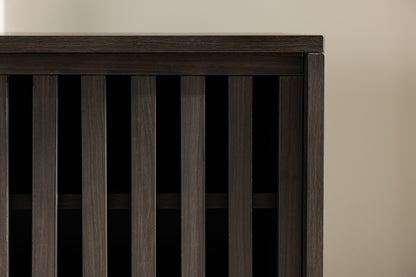 Kvina TV Bord, 180 x 45 cm | Mørkebrun