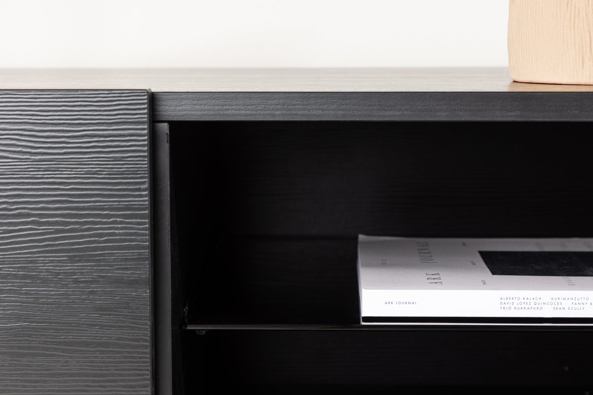 Sjøåsen TV-Bord, 160 x 45 cm | Sort