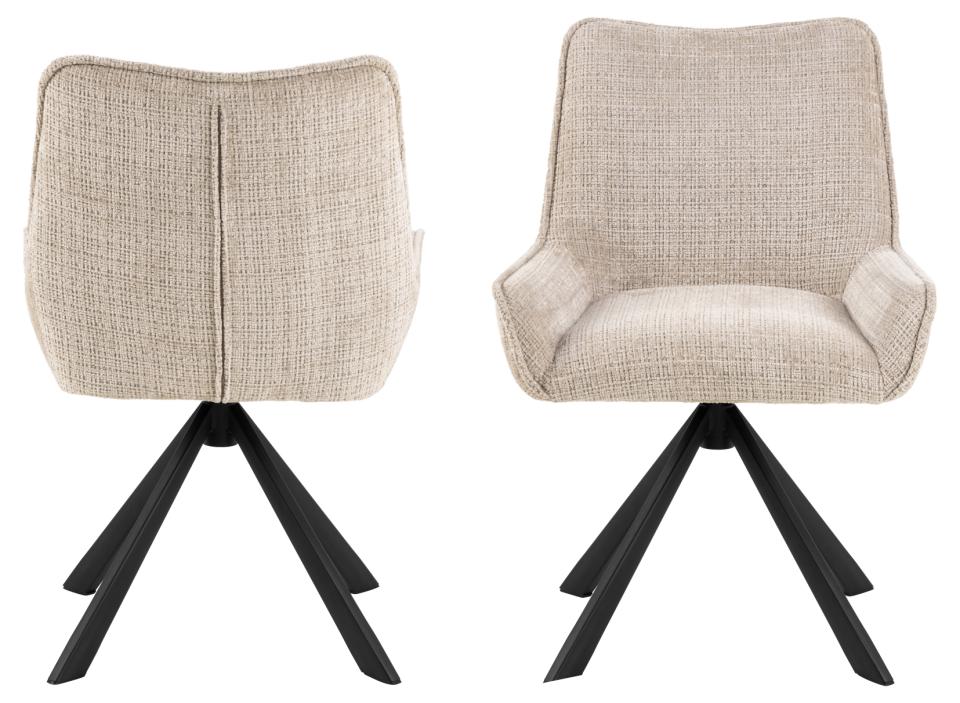 Eddie spisebordsstol | Beige
