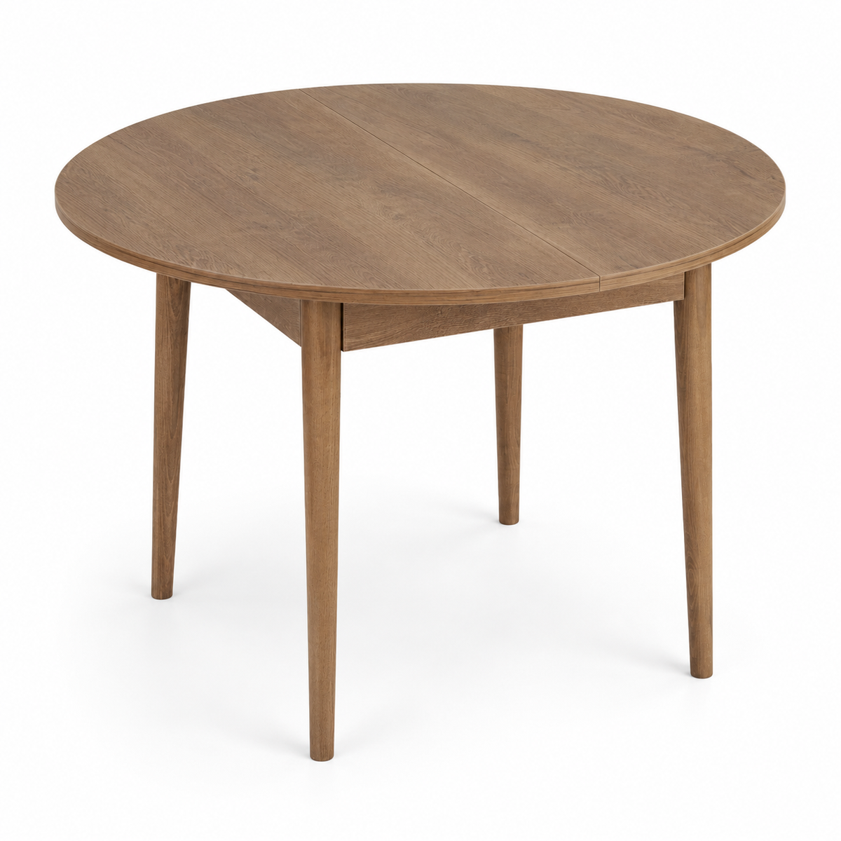 Viona Spisebord m. udtræk, Ø100/131 cm | Eg