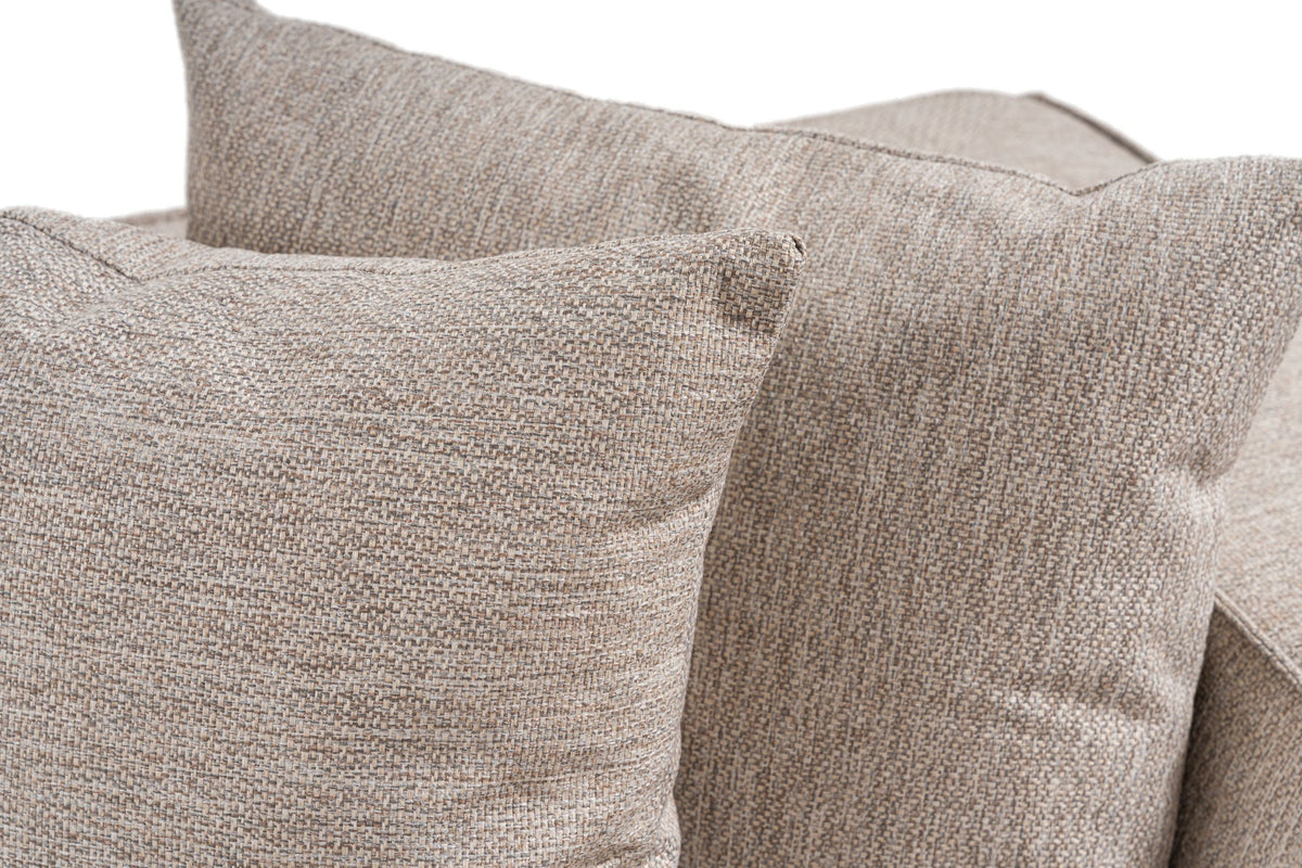 Sora Sofa (L1-O1-O1-1R-POUFFE ), | Sand Beige