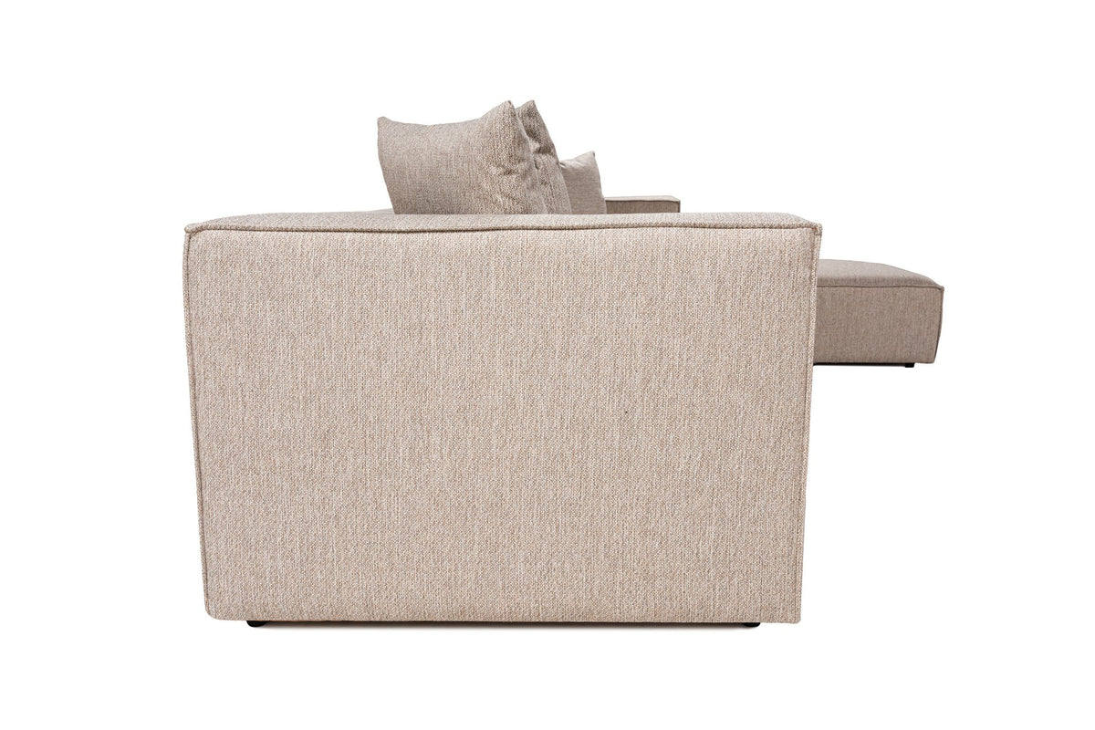 Sora Sofa (L1-O1-O1-1R-POUFFE ), | Sand Beige