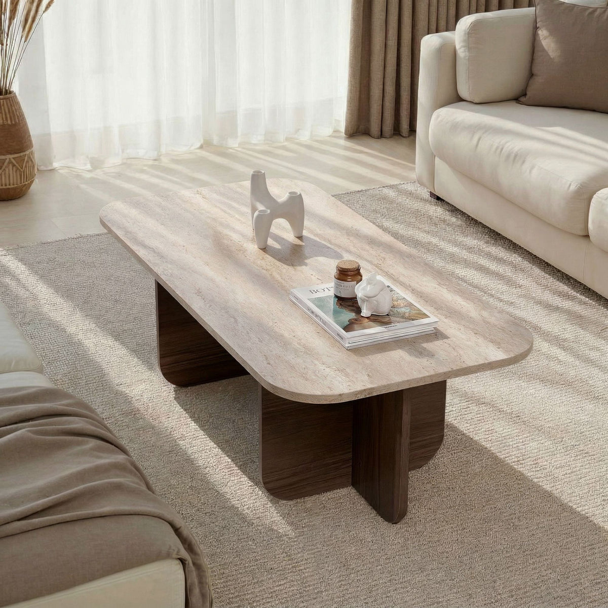 Akira - Travertine, Venezia Walnut