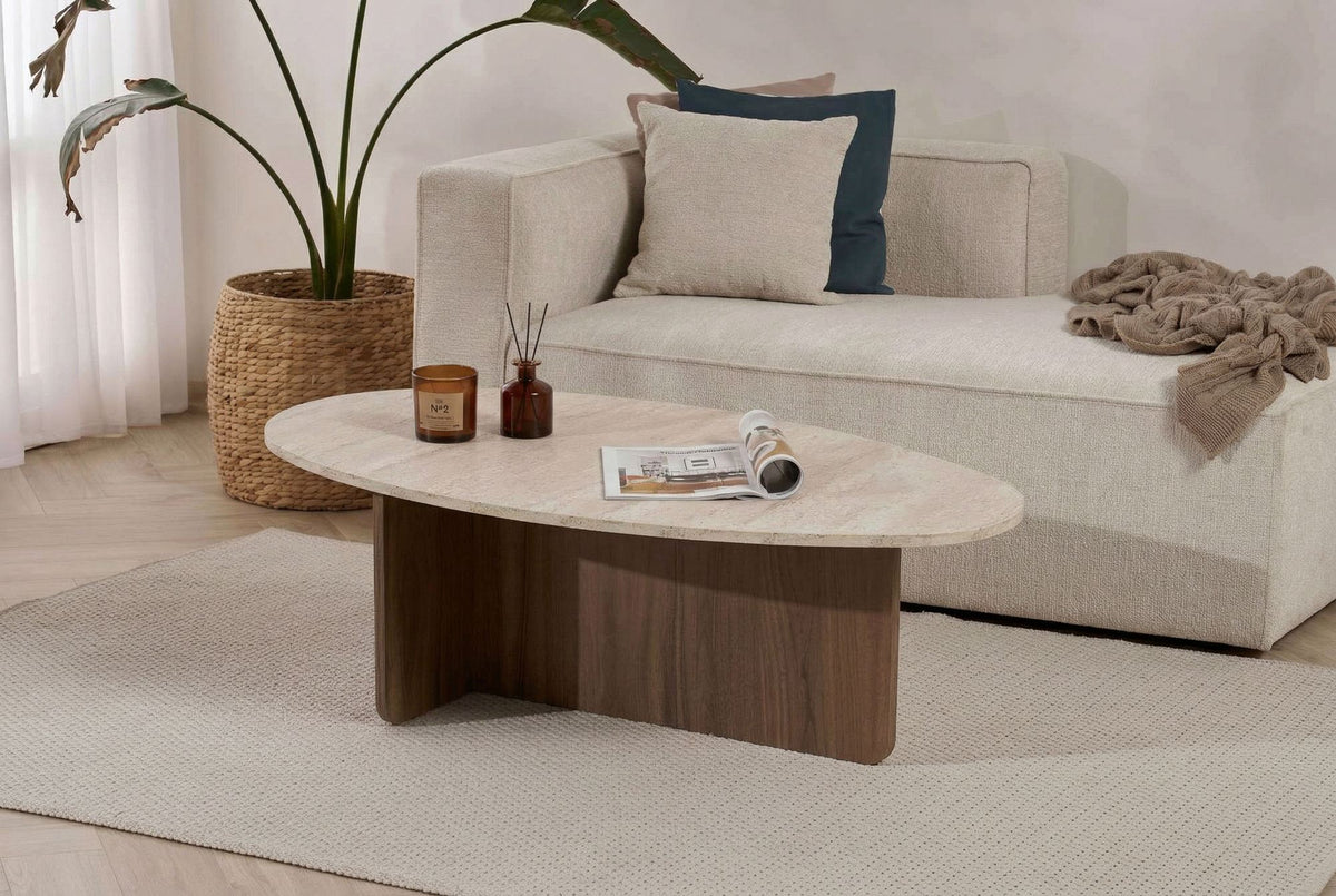 Orba - Travertine, Venezia Walnut