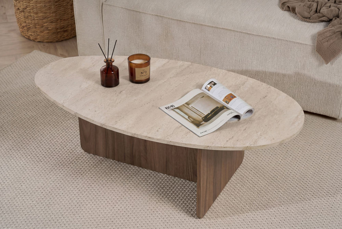Orba - Travertine, Venezia Walnut