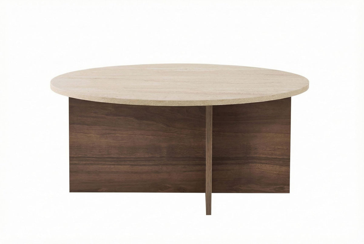 Soleil - Travertine, Venezia Walnut