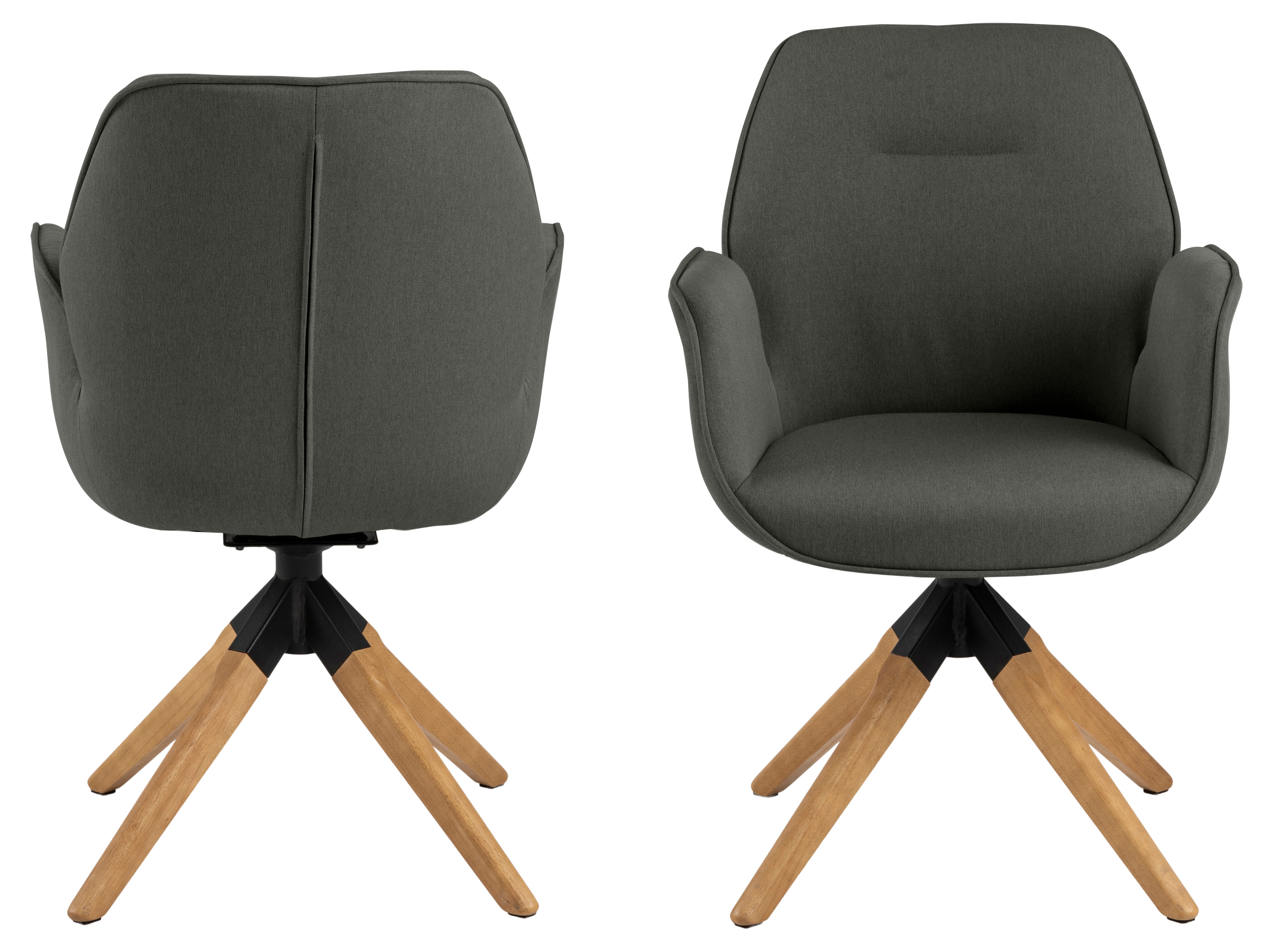 Aura spisebordsstol | Mørkegrå