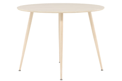 Sandstad Spisebord, Ø100 cm | Hvidpudset