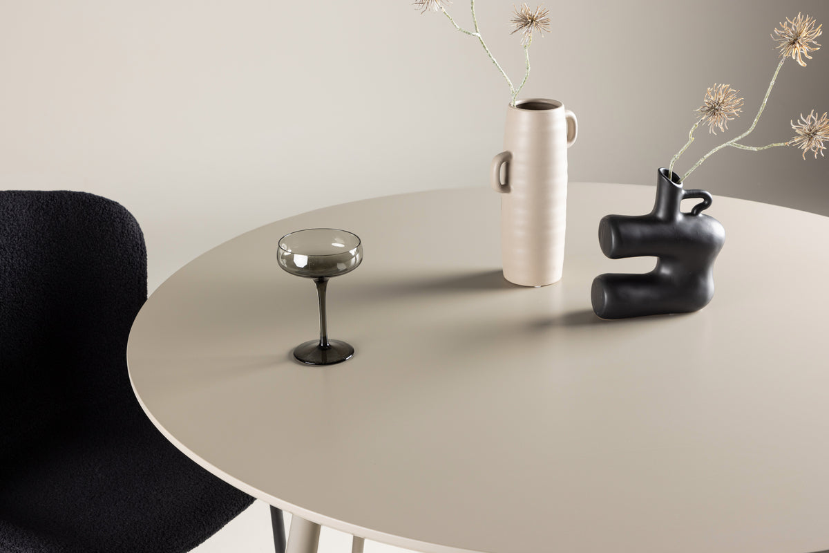Stranda Spisebord, Ø120 cm | Beige