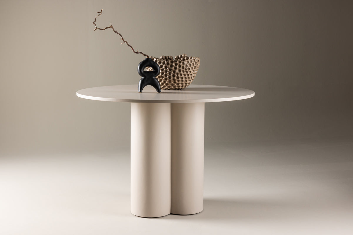 Olivia Spisebord, Ø110 cm | Hvid