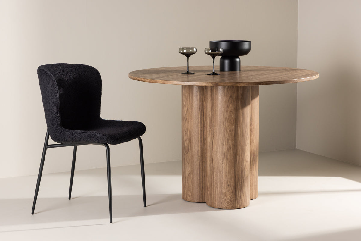 Olivia Spisebord, Ø110 cm | Lys