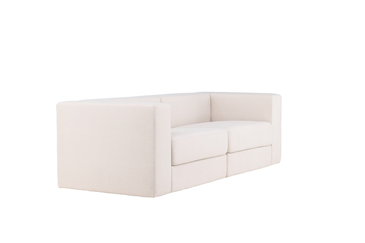 Lumi Sofa | Hvid, Stof (Polyester)