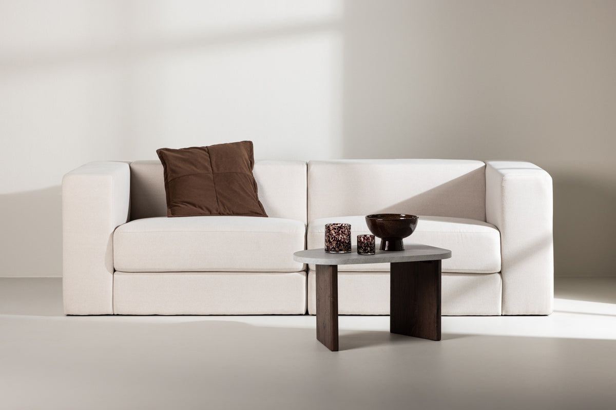 Lumi Sofa | Hvid, Stof (Polyester)