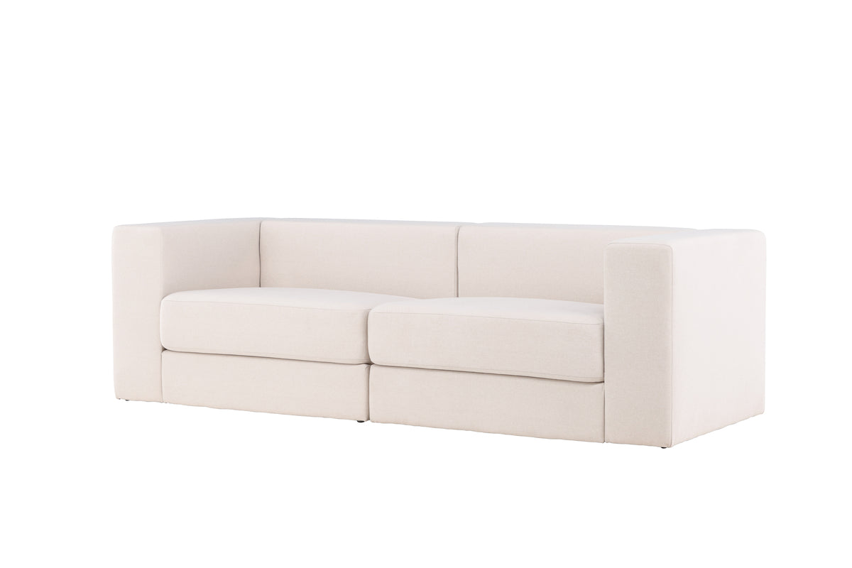 Lumi Sofa | Hvid, Stof (Polyester)